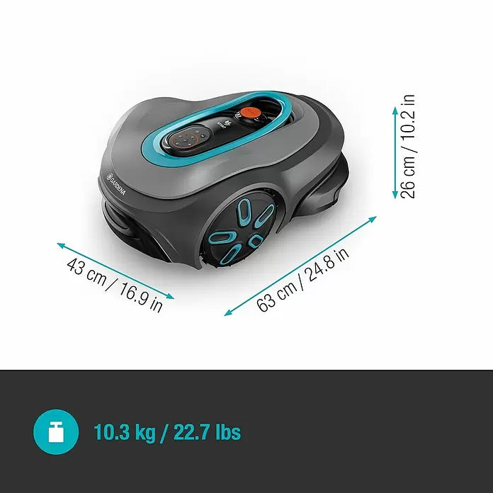 Gardena Mähroboter smart SILENO max 1.500m², Induktionsgestützte Navigation