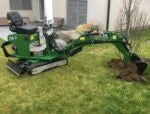 Mini-Dumper mit Gummiketten